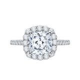14K White Gold 1 ct Diamond Carizza Bridal Ring