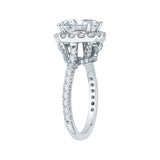 14K White Gold 1 ct Diamond Carizza Bridal Ring