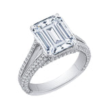 14K White Gold 1/3 ct Diamond SL Wedding Band