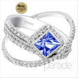 Parade Design 3/4 Ctw Diamond Semi-Mount Ring in 18K White Gold