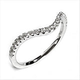 Parade Design 1/5 Ctw Diamond Wedding Band in 18K White Gold