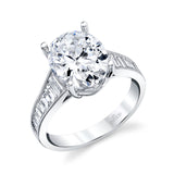 14k WG Diamond Semi Mount Ring